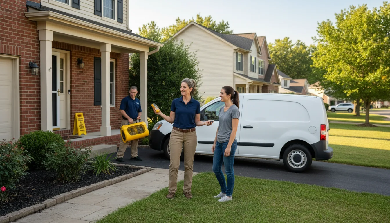 Water restoration image for Mold Remediation in Maplewood, NJ